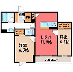 物件の間取り