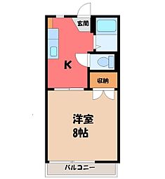 宇都宮芳賀ライトレール線 峰駅 徒歩15分 2階/-