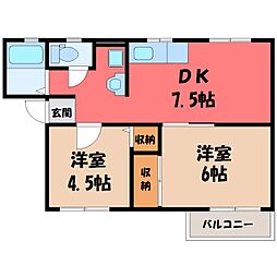 JR日光線 鶴田駅 徒歩13分 2階/-