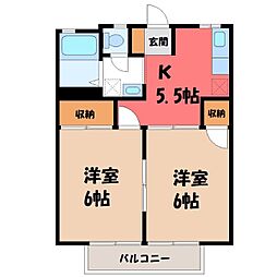 JR日光線 鶴田駅 徒歩13分 2階/-