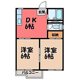 コーポ美山C棟 2階/-
