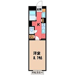 IRMS 1Kの間取図画像