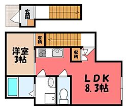 (仮称)簗瀬3丁目アパート 2階