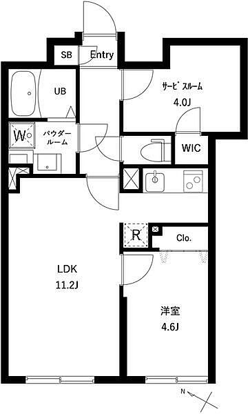 コンポジット千駄木ヒルトップ ｜東京都台東区谷中2丁目(賃貸マンション2LDK・1階・45.81㎡)の写真 その2