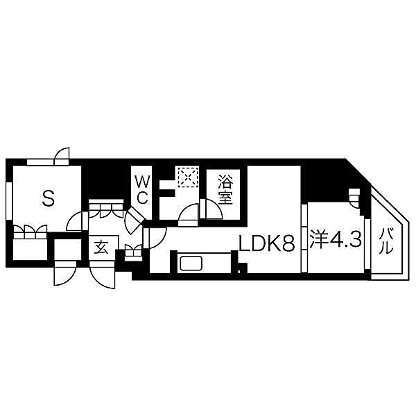 シーズンフラッツ上野御徒町 ｜東京都台東区東上野1丁目(賃貸マンション1SLDK・6階・40.07㎡)の写真 その2