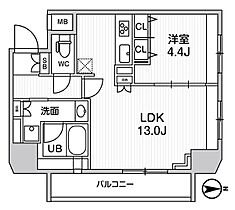 ジェノヴィア浅草橋IIスカイガーデン  ｜ 東京都台東区鳥越1丁目（賃貸マンション1LDK・8階・43.70㎡） その2