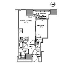 White Tower Hamamatsucho  ｜ 東京都港区浜松町1丁目（賃貸マンション1LDK・3階・40.36㎡） その2