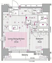 ガーラ・シティ渋谷南平台  ｜ 東京都渋谷区南平台町（賃貸マンション1LDK・13階・40.21㎡） その2