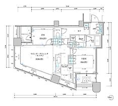 パークタワー勝どきサウス  ｜ 東京都中央区勝どき4丁目（賃貸マンション2LDK・11階・67.97㎡） その2