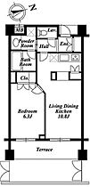 KDXレジデンス高輪  ｜ 東京都港区高輪3丁目（賃貸マンション1LDK・1階・40.42㎡） その2