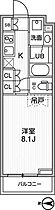 リテラス清澄白河  ｜ 東京都江東区白河1丁目（賃貸マンション1K・1階・25.32㎡） その2