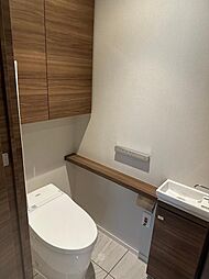 ゆったりとした空間のトイレです