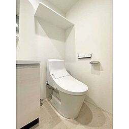 清潔感のあるトイレです