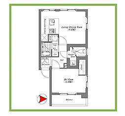 間取図画像 1LDK