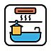 浴室：1日の疲れを取り心身を癒すことができる住まいの中のリラクゼーション空間。天気に左右されずに洗濯物を乾かせる、浴室乾燥機＆オートバス機能付きです。