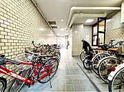 駐輪場付で、通勤・通学・お買い物など自転車をご利用いただけます。