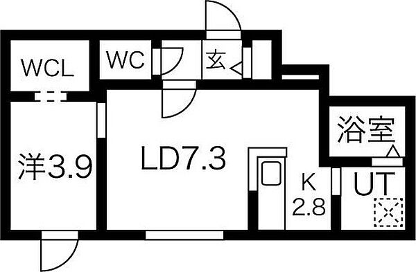 Riviere 手稲 Avance(リヴィエールテイネアヴァンセ) 401｜北海道札幌市手稲区手稲本町二条5丁目(賃貸マンション1LDK・4階・34.71㎡)の写真 その2