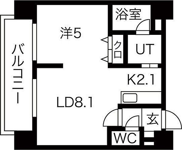 MYplaza円山公園 206｜北海道札幌市中央区北一条西24丁目(賃貸マンション1LDK・2階・35.75㎡)の写真 その3