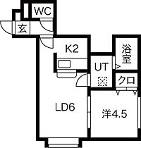 サウスステージ南郷 202 ｜ 北海道札幌市白石区南郷通3丁目北3-16（賃貸アパート1LDK・3階・30.00㎡） その2