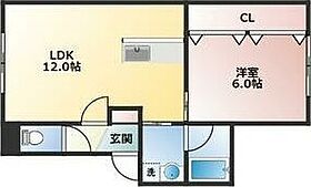 パーチェ元町 203 ｜ 北海道札幌市白石区菊水元町七条2丁目8-16（賃貸アパート1LDK・3階・34.02㎡） その2