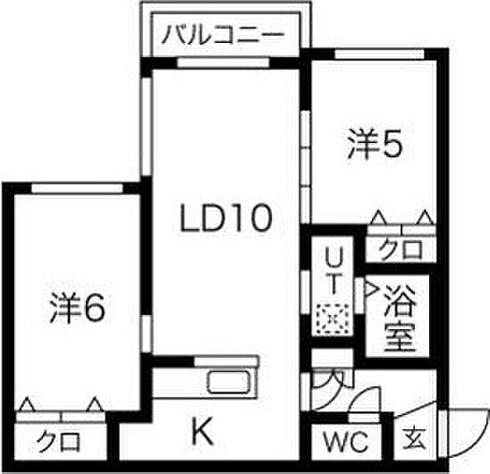 アルシオーネS12 103｜北海道札幌市中央区南十二条西23丁目(賃貸マンション2LDK・1階・51.06㎡)の写真 その3