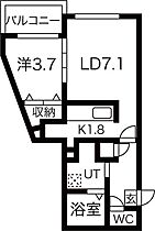 Le Ciel(ル　シエル) 403 ｜ 北海道札幌市東区北七条東3丁目15-31（賃貸マンション1DK・4階・31.66㎡） その2