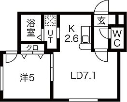 タカライーストプレイス 305 ｜ 北海道札幌市東区北十五条東13丁目1-21（賃貸マンション1LDK・3階・32.45㎡） その2