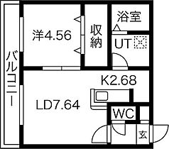 somnium宮の沢(ソミューム) 205 ｜ 北海道札幌市西区宮の沢一条5丁目7-18（賃貸マンション1LDK・2階・35.30㎡） その2