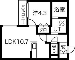 Pommeraie北円山(ポムレキタマルヤマ) 102 ｜ 北海道札幌市中央区北七条西19丁目2-5（賃貸マンション1LDK・1階・38.79㎡） その2