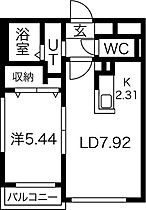 Regina学園前 403 ｜ 北海道札幌市豊平区豊平五条6丁目2-7（賃貸マンション1LDK・4階・35.38㎡） その2