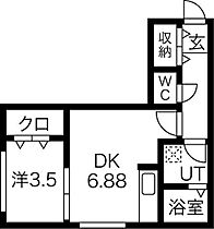 クラス南郷 302 ｜ 北海道札幌市白石区南郷通6丁目南8-8（賃貸マンション1DK・3階・30.07㎡） その2