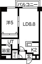 オリオンコート 603 ｜ 北海道札幌市中央区南十一条西8丁目2-50（賃貸マンション1LDK・6階・36.26㎡） その2