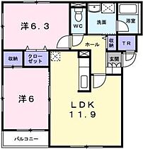 フェリシテ 201 ｜ 北海道札幌市東区北十七条東13丁目1-20（賃貸アパート2LDK・2階・55.41㎡） その2