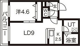 UKURUHILLS(ユクルヒルズ) 403 ｜ 北海道札幌市西区発寒八条11丁目3-11（賃貸マンション1LDK・4階・33.86㎡） その2