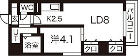 アクアリオ冴 403 ｜ 北海道札幌市中央区南十三条西1丁目1-1（賃貸マンション1LDK・4階・35.00㎡） その2