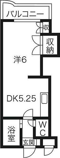 endless三井西岡 105｜北海道札幌市豊平区西岡三条5丁目(賃貸マンション1DK・1階・25.29㎡)の写真 その2