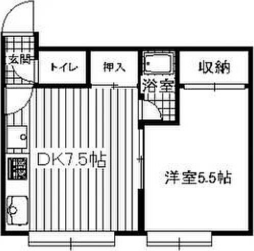 runaflats 107｜北海道札幌市北区新川二条4丁目(賃貸アパート1DK・1階・28.03㎡)の写真 その3