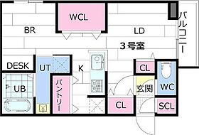 メラ　ヴェルデ 103 ｜ 北海道札幌市豊平区福住二条3丁目4-26（賃貸マンション1LDK・1階・36.62㎡） その2