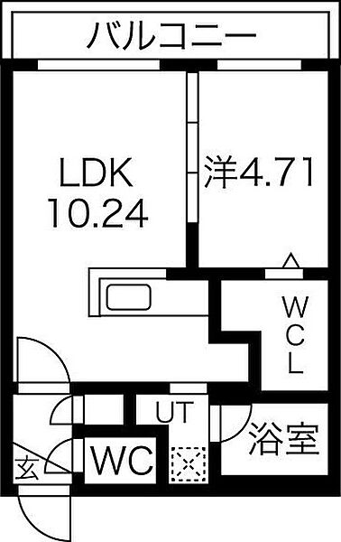 MCdIARMID 305｜北海道札幌市中央区南八条西6丁目(賃貸マンション1LDK・3階・36.24㎡)の写真 その3