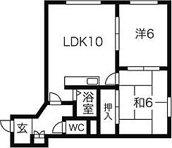 palacemantion山鼻 3-A ｜ 北海道札幌市中央区南十八条西7丁目2-35（賃貸マンション2LDK・3階・46.00㎡） その2