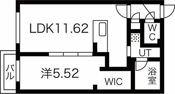 GRANー北36西8MSA棟 203｜北海道札幌市北区北三十六条西8丁目(賃貸マンション1LDK・2階・39.90㎡)の写真 その2