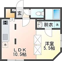 プログレス 306 ｜ 北海道札幌市西区二十四軒四条5丁目5-4（賃貸マンション1LDK・3階・34.00㎡） その2