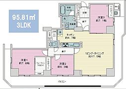 間取図画像 3LDK