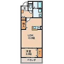 REGIES中百舌鳥  ｜ 大阪府堺市北区百舌鳥梅町1丁（賃貸アパート1LDK・2階・42.13㎡） その2