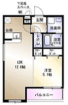 フジパレスエン  ｜ 大阪府大阪市住吉区遠里小野2丁目（賃貸アパート1LDK・1階・33.18㎡） その2