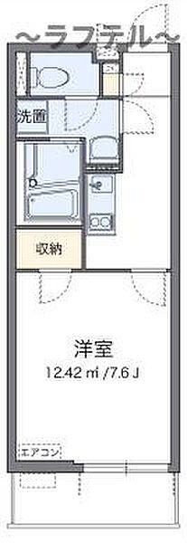 埼玉県所沢市大字上安松(賃貸アパート1K・3階・26.08㎡)の写真 その2