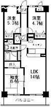 埼玉県所沢市けやき台1丁目19-12（賃貸マンション3LDK・1階・66.36㎡） その2