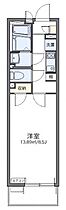 レオネクスト八重 105 ｜ 埼玉県所沢市東所沢2丁目12-10（賃貸マンション1K・1階・25.07㎡） その2