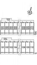 レオパレスあおば 103 ｜ 埼玉県所沢市東所沢3丁目8-1（賃貸マンション1K・1階・26.08㎡） その4