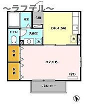 埼玉県所沢市大字久米1450-4（賃貸アパート1DK・2階・30.30㎡） その2